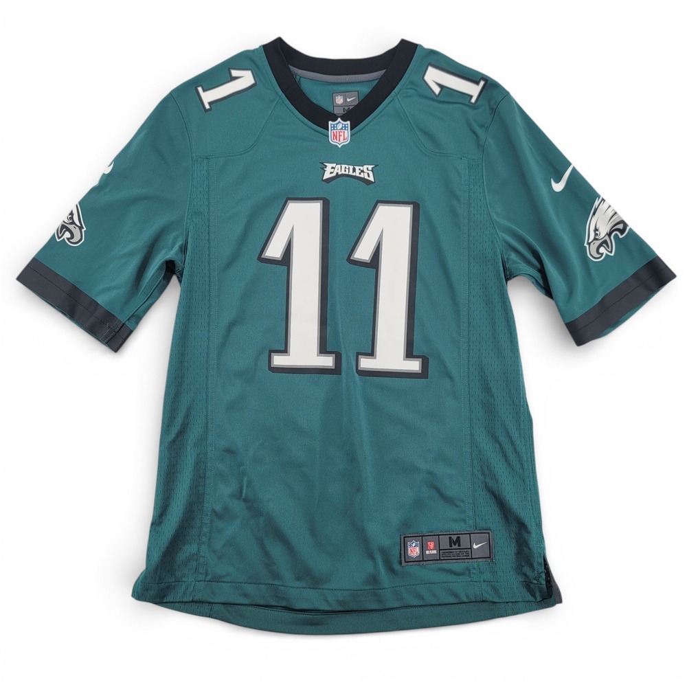 Nike Jersey Eagles Wentz #11 Men M Green‎ NFL On Field Football Game Fan Gear